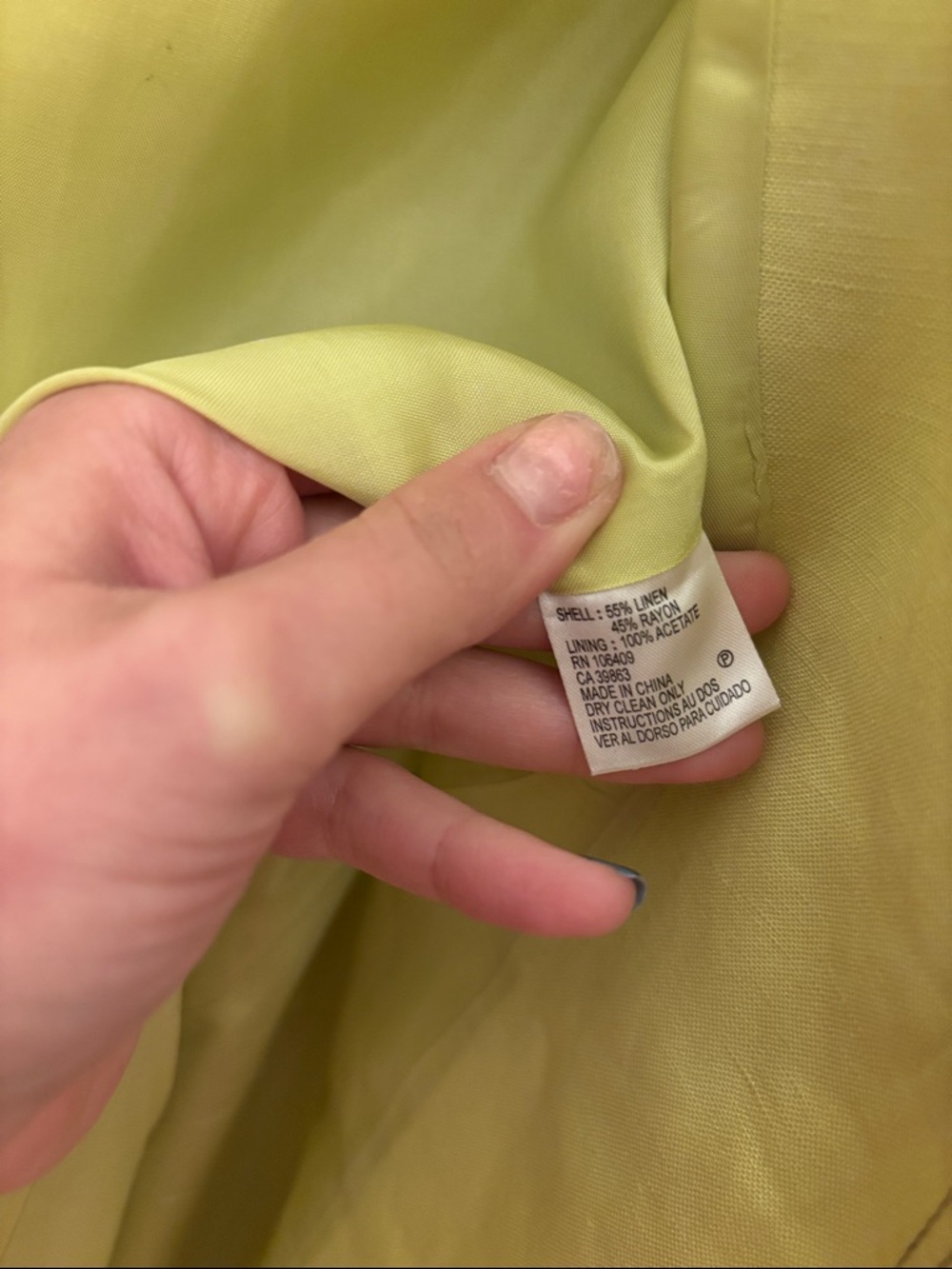 Tahari Bright Green Short-Sleeve Safari Blazer - Picture 6 of 7